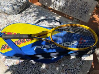bolsa tenis y raqueta FISCHER con funda
