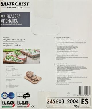 Panificadora SilverCrest