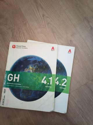 Libro geografía e Historia 4ESO