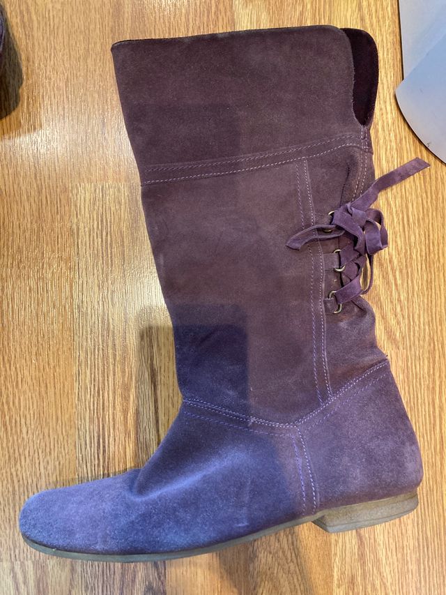Botas altas lilas 40