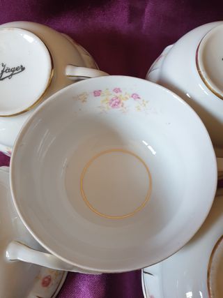 TAZAS CAFÉ JAGER PORCELANA ALEMANA