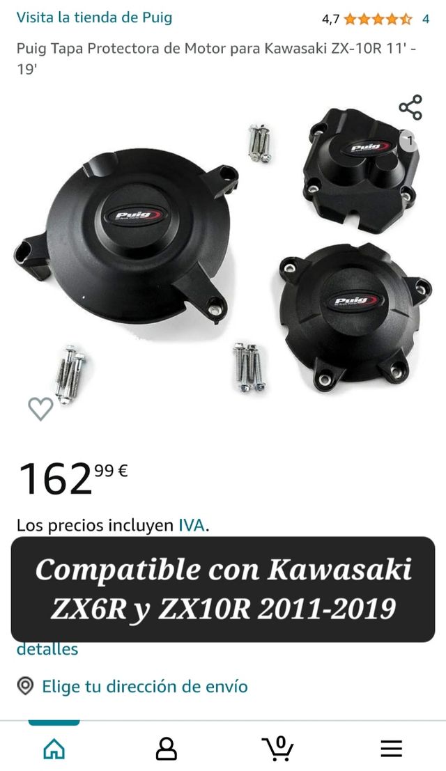 Protector tapas de motor