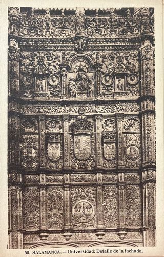7 Postales Antiguas Salamanca blanco negro