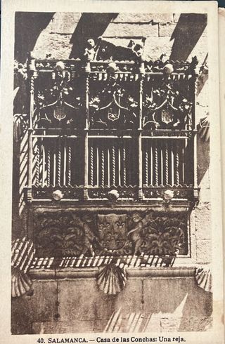 7 Postales Antiguas Salamanca blanco negro