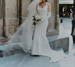 Vestido novia Rosa Clará