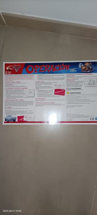 Juego de mesa OPERACIÓN CARS
