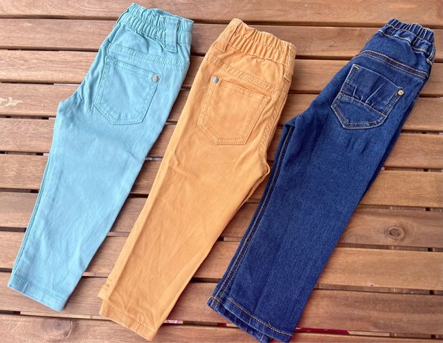 Lote pantalones vuelta al cole niña 9/12 meses