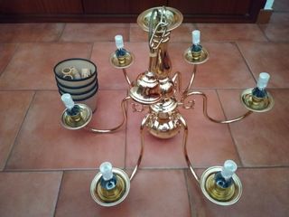 Lampara tipo araña dormitorio