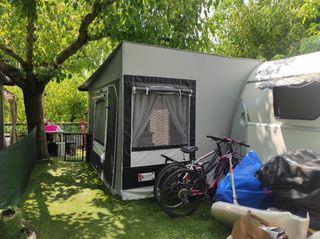 Camping avances caravana módulos tiendas