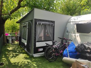 Camping avances caravana módulos tiendas