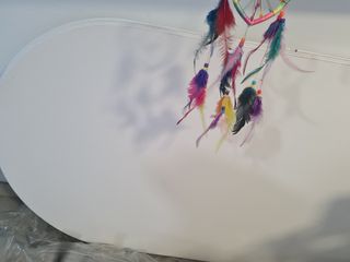 Mesa rústica lacada extensible