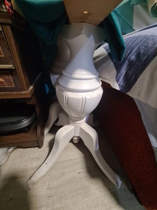 Mesa rústica lacada extensible