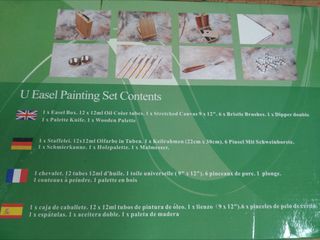 Maletín set pintura oleo