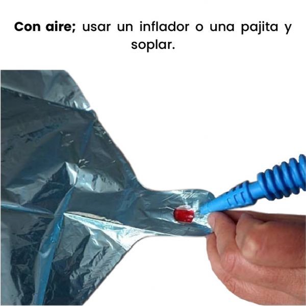 Set FELIZ CUMPLEAÑOS Letras Foil Metálicas Plata