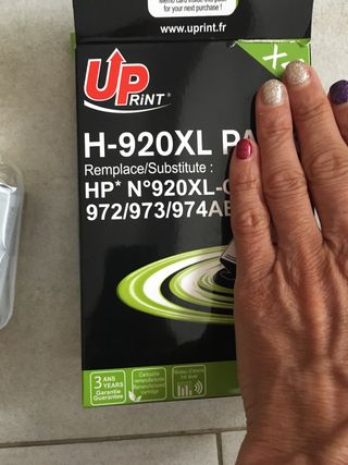 lote 2 cartuchos de tinta negra  h-920