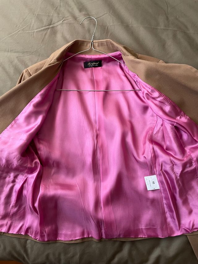 Giacca donna color cammello