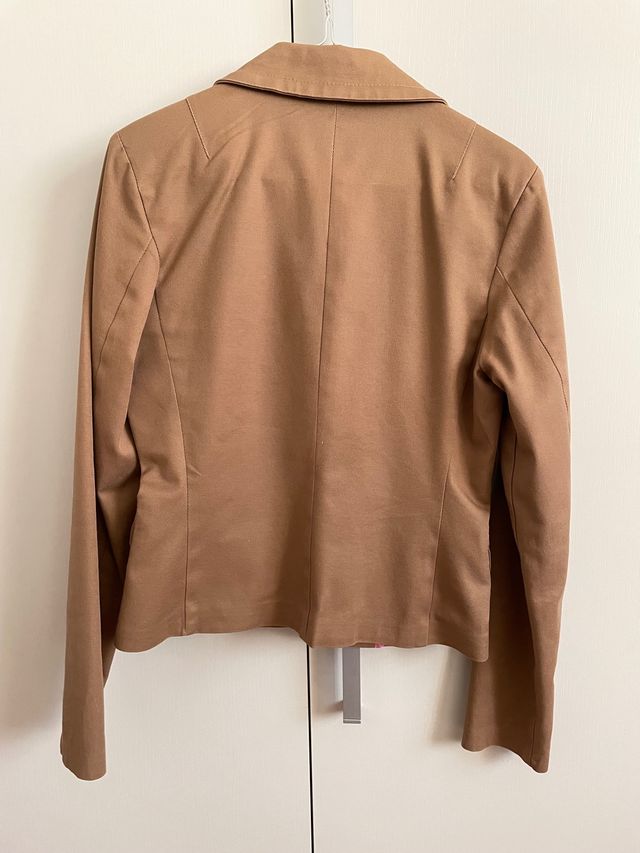 Giacca donna color cammello