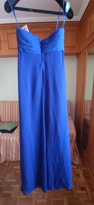 Vestido de fiesta largo palabra de honor