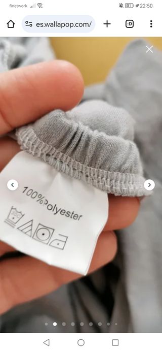 Funda elástica para sofá gris minimalista