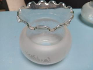 Tulipas de cristal, antiguas.