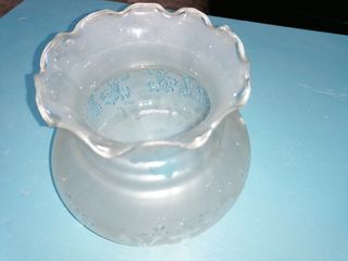 Tulipas de cristal, antiguas.