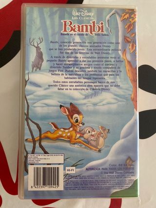 Película VHS Bambi