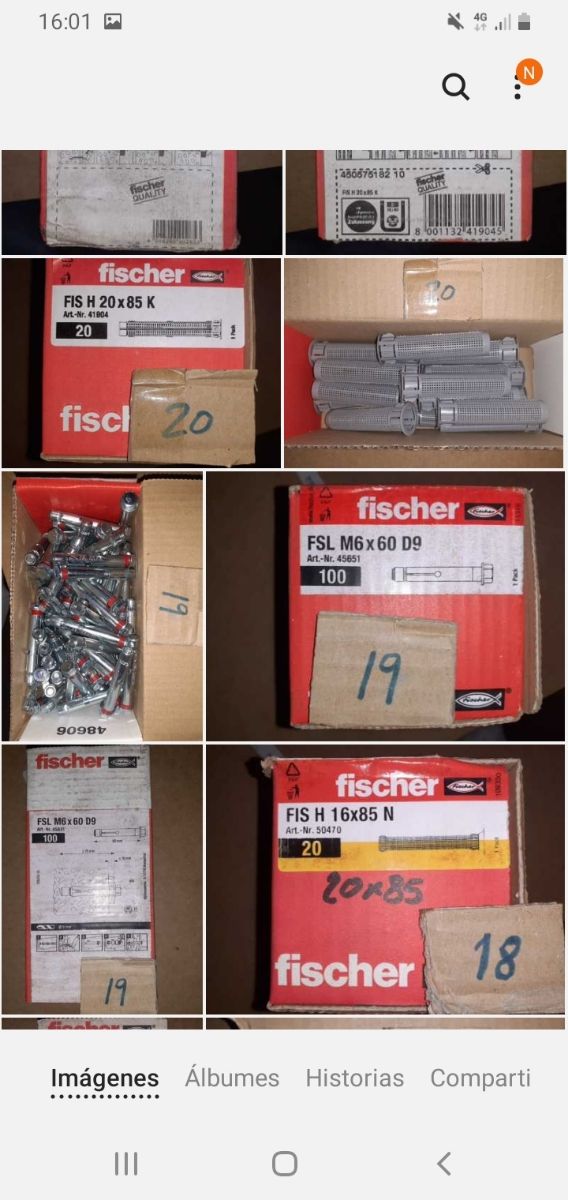 ANCLAJES TACOS METALICOS FISCHER