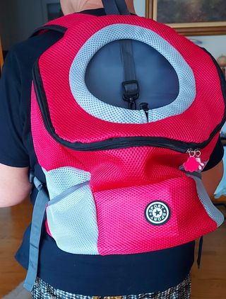 Mochila transportín perro