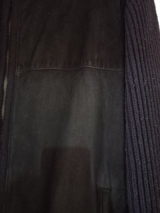 Cazadora piel hombre