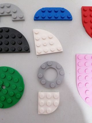 lego placa base redondo