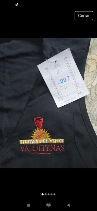 Chaleco fiestas del vino 