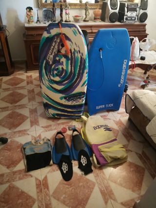 Pack bodyboard surf