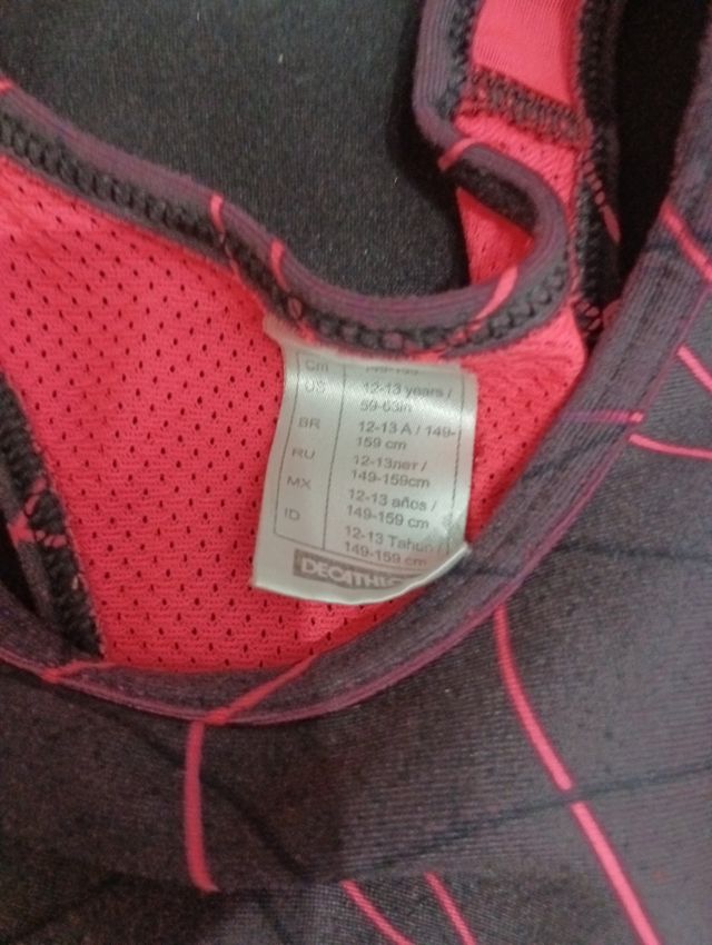 aletas piscina bañador top ropa gorro