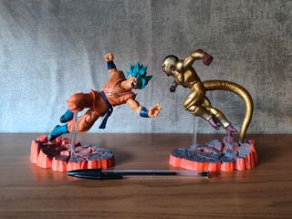 Figuras Goku Blue vs Golden Freezer - Dragon Ball