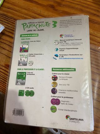Libro Francés Parachute 3° ESO