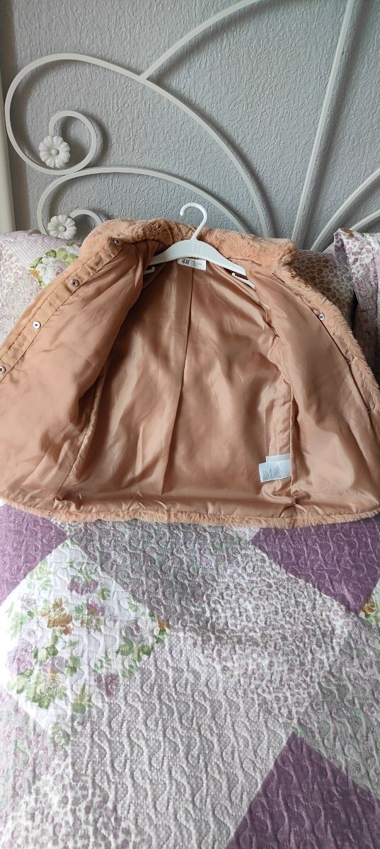 ABRIGO DE PELO NIÑA NUEVO T-5/6 AÑOS