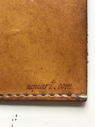 Targeter de pell artesanal/ Targetero piel