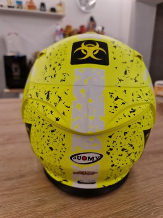Casco Moto suomy sr sport + calota ahumada