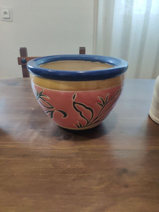 Decoración macetero grande