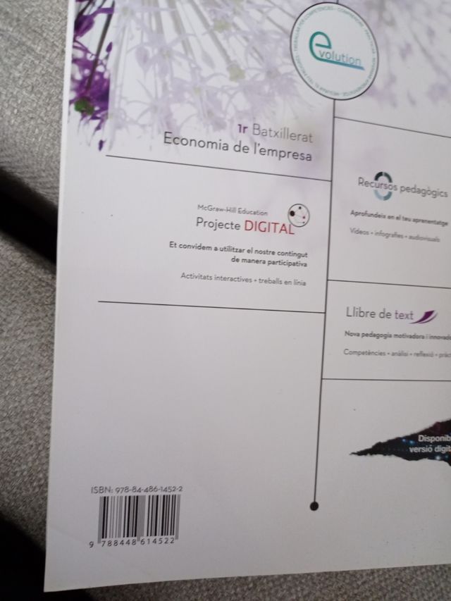 Economia de l'empresa. 1er batxillerat