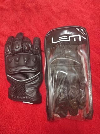 Guantes de moto de piel