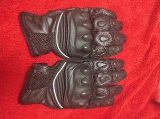 Guantes de moto de piel