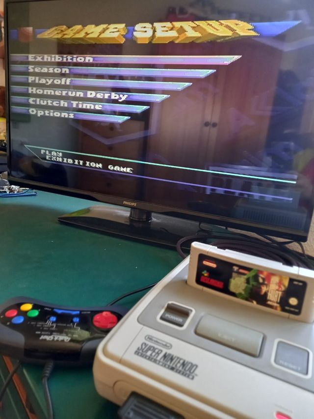 Baseball Big hurt superNintendo