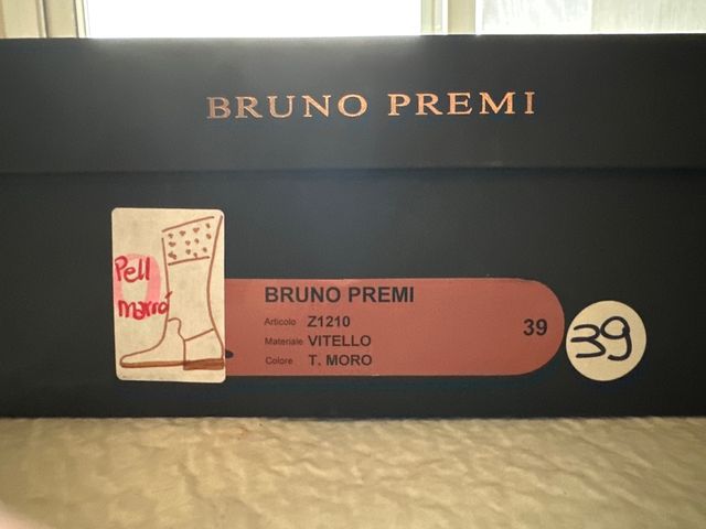 Botas de piel marrón Bruno Premi