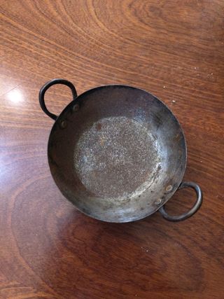 Menaje de juguete de hierro antiguo