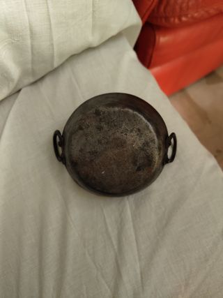 Menaje de juguete de hierro antiguo