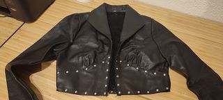 Chaqueta torera piel