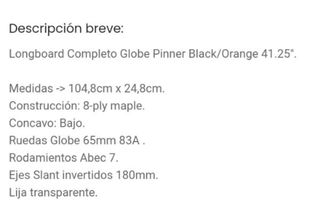 Longboard / Skate Globe pinner