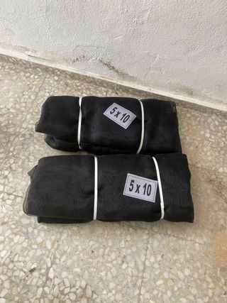 lona aceituna, almendros camion