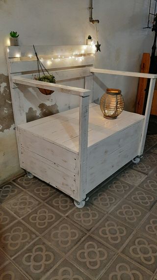 Baúl exterior reposabrazos